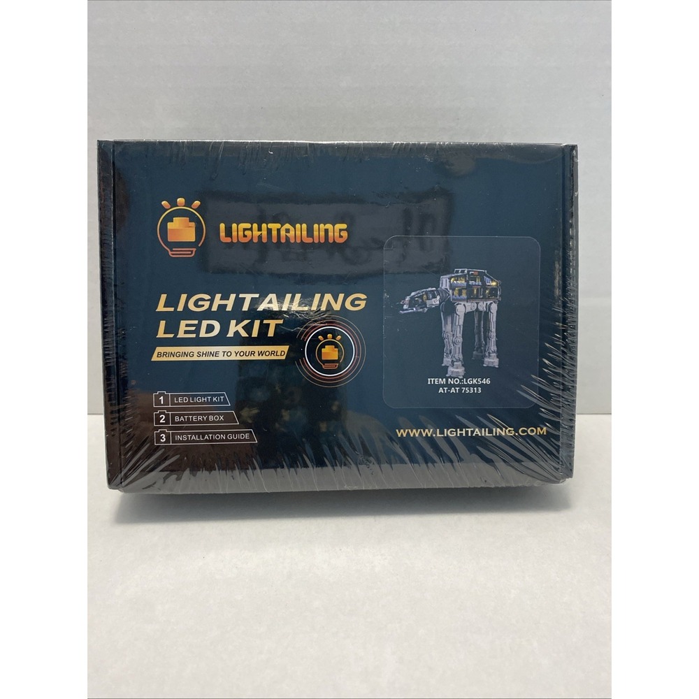 Lightailing Lego/Building Blocks LED Kit AT 75313 Item LGK546 New‎ Sealed Box